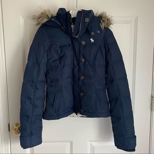 NWT Abercrombie Girls Navy Jacket
